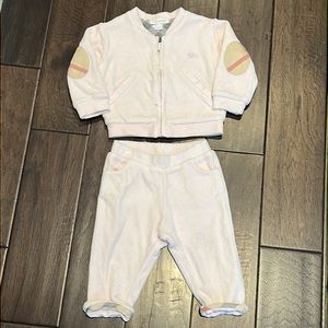Burberry Baby Velour Tracksuit